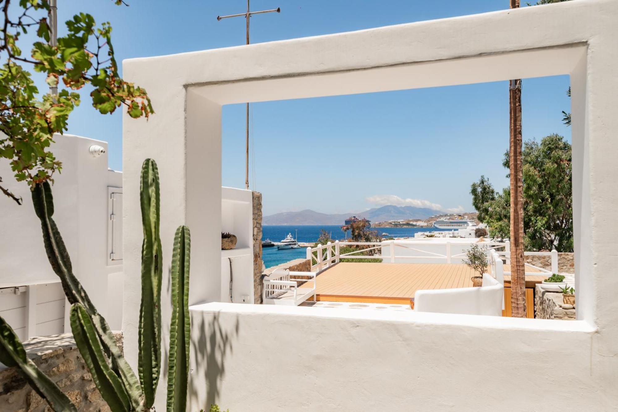 Rania Apartments Sea View Mykonos Town Exteriör bild